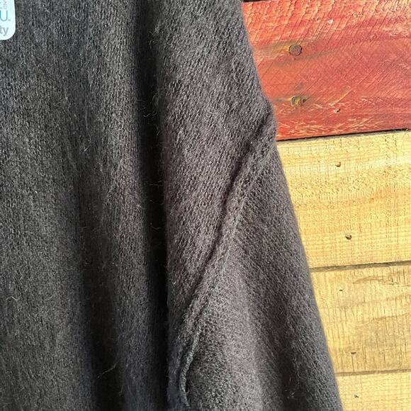 Time And Tru Black Maternity Mock Neck Sweater Size Large - Picture 6 of 11